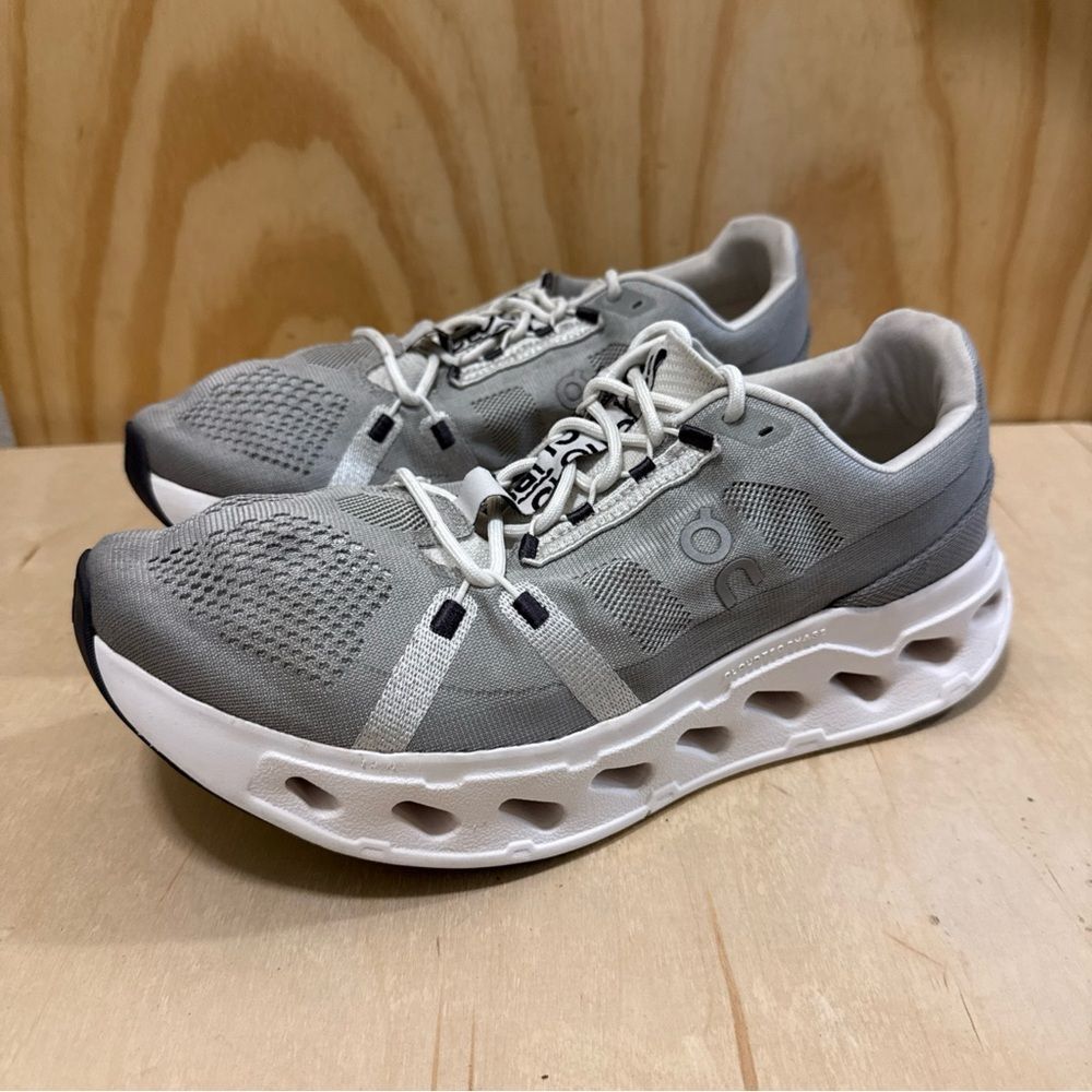 On Running Cloudeclipse 3MD30092547 Alloy/White Men's Running Shoes size 12